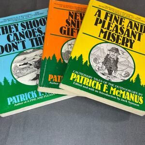 Patrick F. McManus Paperback Books Humor Set Of Three